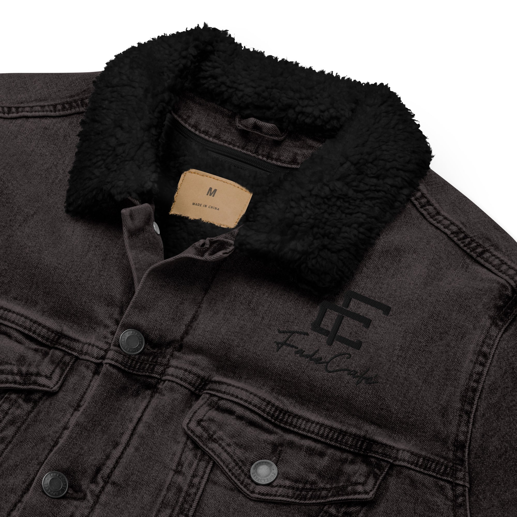 Night Chill Unisex denim sherpa jacket