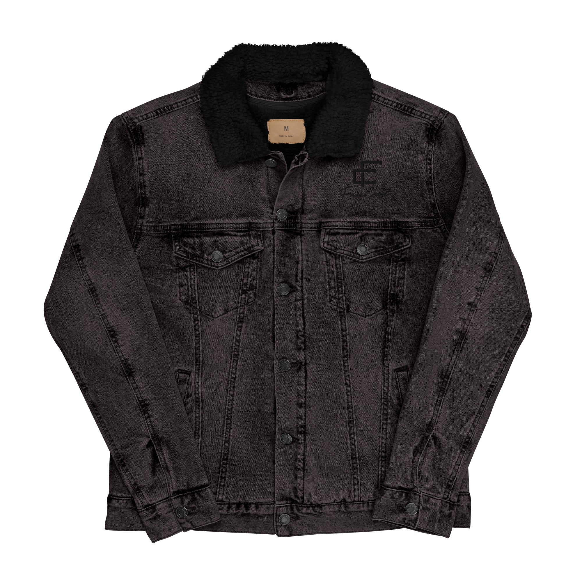 Night Chill Unisex denim sherpa jacket