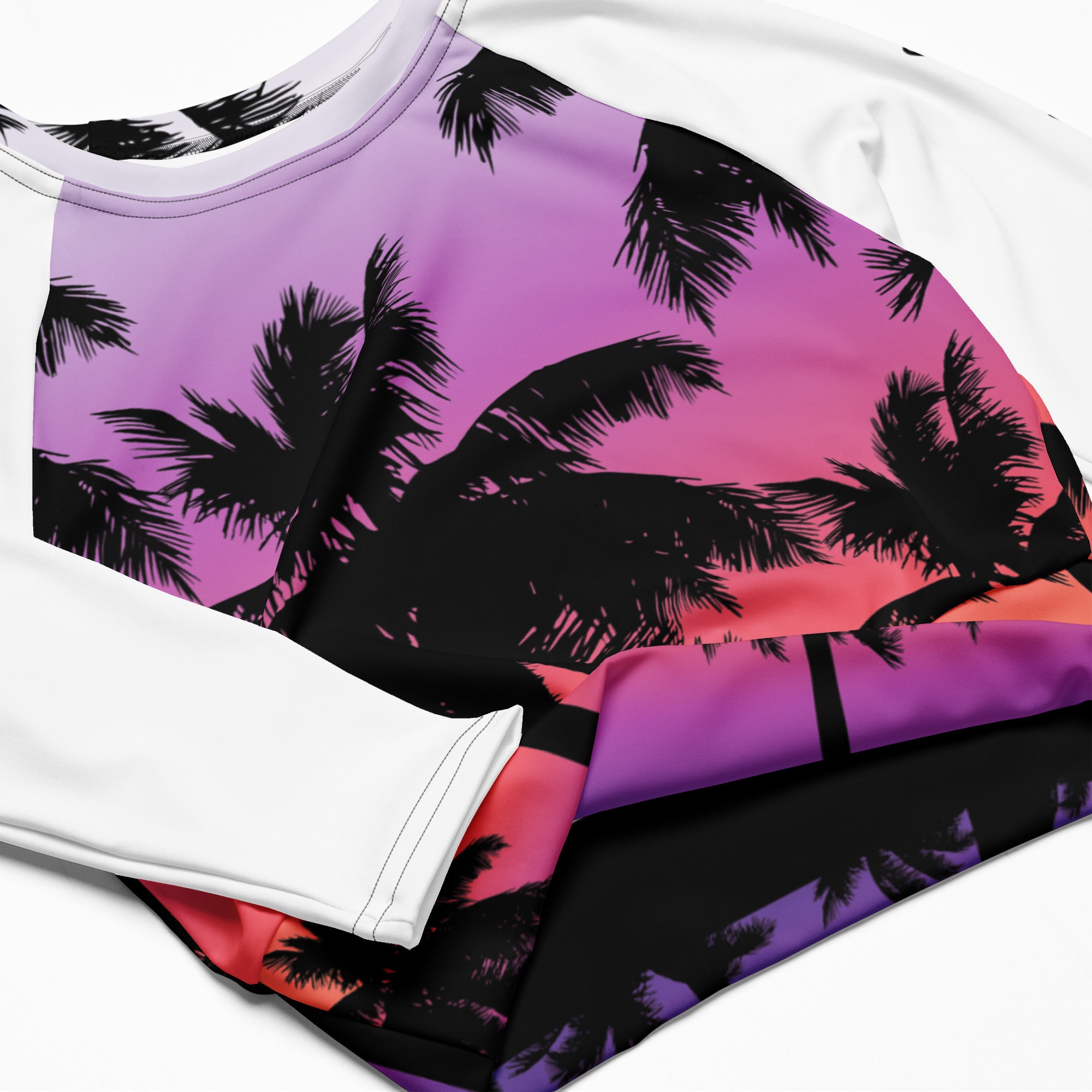 Group Sesh long-sleeve crop top