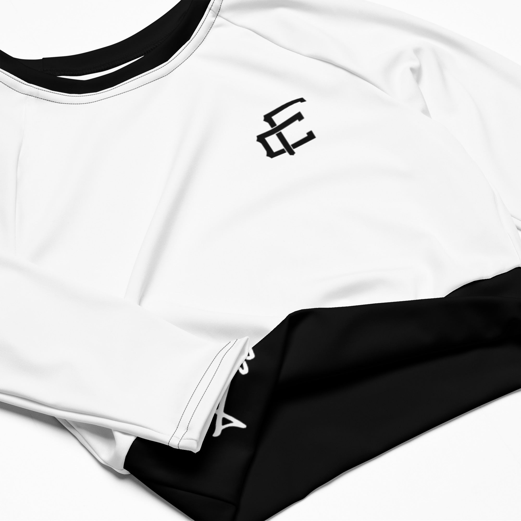 Fade Cafe Recycled long-sleeve crop top